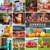 Esculturas Personalizadas de Fibra de Vidro para Paisagismo de Shoppings ao Ar Livre, Pontos Populares para Fotos, Figuras Grandes de Desenhos Animados e Anime