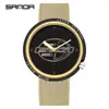 Reloj SANDA superventas transfronterizo, reloj especial para exámenes para estudiantes de secundaria, movimiento silencioso, diseño simple, correa de nailon, reloj de cuarzo
