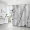 Cortina de Ducha Amazon Impermeable y Resistente al Moho Impresión Digital Patrón de Mármol Cortina de Ducha para Baño Cortina Partición Sin Perforar