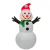Muñeco de Nieve Inflable Navideño Árbol Navideño Luminoso LED Inflable Suministros Navideños Juguetes