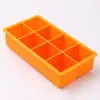 Fabricante Venta al por Mayor Bandeja de Hielo de 8 Orificios Juego Combinado de Bolas de Hielo Molde Grande para Hacer Hielo Herramienta de Cocina para Bartender Molde de Hielo de Silicona