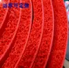 Alfombra Roja de Plástico Anillo de Seda Felpudo Felpudo de Puerta Felpudo de Bienvenida Antideslizante Impermeable Escalera Engrosada Corte Libre Envío Gratis Exterior