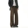 Jeans Masculino Americano High Street Estilo Primavera e Outono Desgastado Bonito Retro Tendência Marca Bom Caimento Perna Reta Calças Longas Perna Larga Calças Cargo
