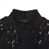 Venta al por mayor transfronteriza 2026 estilo europeo y americano moda urbana casual encaje retazos blazer abotonado para mujer M561811