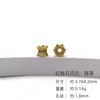 Plata 925 Chapada en Oro Corona Juego de Cuentas de Agujero Grande Anillo de Cuentas Pulsera DIY Hecha a Mano Collar Material de Joyería Accesorios