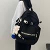 Mochila Escolar para Meninas, Estilo Ins, Mochila de Grande Capacidade para Alunos do Ensino Médio, Mochila de Viagem para Alunos do Ensino Fundamental, Redutora de Peso, Impermeável, Armazenamento, Leve