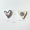 Pegatinas magnéticas fijas para refrigerador con mensaje de amor, galvanizadas en acrílico, edición en blanco y negro
