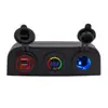 Cargador de Coche de Tres Agujeros Estilo Tienda Accesorios para Coche Partes de Modificación para Vehículos Marinos Encendedor de Cigarrillos de Coche Cargador Universal para Coche
