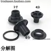 Conector de PVC de doble rosca interior para tanque de agua, salida para torre de agua, cubo, pecera, drenaje, conector de plástico de rosca interior y exterior