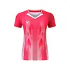 Nuevos Uniformes de Bádminton 2026 para Hombres y Mujeres, Ropa Deportiva de Manga Corta para Niños, Uniformes de Entrenamiento Transpirables y de Secado Rápido para Niños, con Texto Imprimible