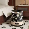 Papelero Retro Francés M^ para Sala de Estar, Dormitorio, Dormitorio Estudiantil, Cocina, Baño del Hogar, Gran Capacidad, Papel de Alto Valor