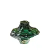 Florero de Cristal de Cristal de Valle Estilo Lujo Ligero Decoración para Sala de Estar, Recipiente para Arreglo Floral Cultivado en Agua de Planta Verde Artificial