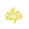 Bandeirinha de inserção para bolo de aniversário Decoração de Dia dos Namorados Layout de festa Cartão de Feliz Aniversário Plug-in de cartão dourado