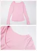 Top de yoga acanalado de manga larga ajustado estilo europeo y americano para otoño/invierno, top de fitness de alta intensidad, top de Pilates, top de running, top atlético de manga larga