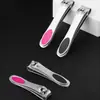 Venta al por mayor del fabricante Cortauñas domésticos de acero inoxidable Grandes y pequeños Cortauñas individuales Herramientas de manicura Cortauñas de manicura