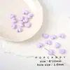 Aleación Durazno Amor Color Primavera Macarrón DIY Pulsera de Cuentas Hecha a Mano Pendientes Collar Cadena para Teléfono Móvil Joyería Cuentas