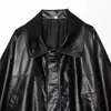 Estilo Europeo Cruz Z 2026 Nueva Moda Temperamento Simple Versátil Funcional Chaqueta de Piloto de Cuero 0475135