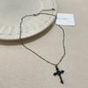 Cadena para Clavícula Doble Capa con Borla de Pedrería Super Brillante para Mujer, Lujo Ligero, Moda de Alta Gama, Accesorios de Collar Dulce-Cool Europeos y Americanos