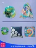 Tela de algodón artificial teñida con nudos bufanda cuadrada de Yunnan bolsa de lona camiseta infantil bufanda tela blanca de pescador anillo teñido de azul material para manualidades