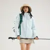 Chaqueta Exterior Tres en Uno de Caparazón Duro para Hombres y Mujeres Chaqueta de Pareja Resistente al Viento Impermeable Bloques de Color Traje de Montañismo Escalada Traje de Esquí