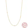 Collar Clavícula de Plata de Ley S925 con Letra de Diamante para Mujer Cadena de Clavícula de 26 Letras Estilo Ins Normcore Lujo Accesible Japonés y Coreano