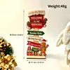 Ornamentos de Mesa Árvore de Natal de Madeira para Novo Produto Transfronteiriço Ornamentos de Boneco de Neve Velho Decorações de Natal Ornamentos de Homem de Gengibre