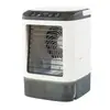 Ventilador de pulverización refrigerante alimentado por USB, pequeño dispositivo portátil de refrigeración para escritorio en casa y oficina, ventilador de aire frío humidificador