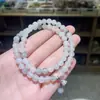 Xinjiang Jinshi Jade Jade de Tianshan Pulsera Multicírculo para Mujer Calabaza Anillo Corredor Pulsera de Cuentas de Buda Estilo Chino Nuevo