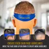 Banda de silicona curva para corte de pelo DIY en casa transfronteriza con plantilla de escote ajustable, guía para recortar el pelo, herramienta de peluquería