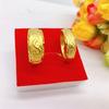 Anillo de oro arena de Vietnam para hombre y mujer Dragón y Fénix anillo de pareja Fénix joyería chapada en oro de latón venta al por mayor directa de fábrica