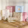 Bolsa de Tela de Oso Dulce y Divertida, Linda Bolsa de Regalo de Dibujos Animados, Bolsa de Papel Rosa y Azul para Envolver Regalos para Niños y Niñas, En Stock