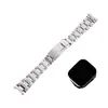 Correa de reloj de acero inoxidable macizo para hombre transfronteriza, Correa de repuesto para reloj serie Submariner, Accesorios para reloj de acero inoxidable metálico