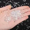Cristal de Vidro de Venda Quente Transfronteiriça Fundo Plano Diamante Ab Redondo; Capa Branca Colorida com Strass para Manicure DIY e Celular com Pedras