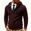 Abrigo suéter popular de otoño e invierno transfronterizo para hombre, sudadera con capucha tejida casual de moda de talla grande europea y americana para hombre