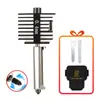 Montagem de Hotend Mini Tuot Bamboo A2La1/A1 Bico de Aço Temperado Cabeça de Impressão Isolamento Térmico Cerâmico Manga de Silicone