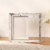 Marco de Fotos Giratorio Creativo de Doble Cara de Madera de 6 y 7 Pulgadas con Forma de Corazón, Personalizable con Grabado, Marco Personalizado para Pareja o Memorial de Mascota