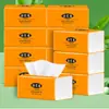 40 paquetes de toallas de papel para el hogar, engrosadas, hechas de pulpa de madera natural, paquete económico, aptas para usar como servilletas, pañuelos faciales y papel higiénico; personalizable