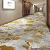 Alfombra Estampada para Pasillo de Hotel, Corredor, Escaleras, Salón de Banquetes, Salón de Belleza, Retardante de Llama, Alfombra de Piso Completo, Instalación Puerta a Puerta