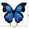 2026 Nueva Decoración de Fiesta Escénica con Forma de Mariposa para Festividades Transfronterizas Accesorios Banderas con Forma para Eventos