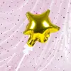 Decoração de bolo de aniversário colorida brilhante estrela de amor balão de folha de alumínio festa de panificação mesa de sobremesas peças para inserir bandeirinhas