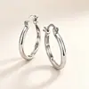 Pendientes Redondos Geométricos Lisos de Nuevo Estilo, Diseño Versátil y Sencillo, Adecuados para el Uso Diario, Pendientes de Estilo Minimalista para Mujer
