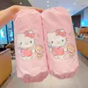 Mangas Protetoras Infantis Anti-Sujeira Sanrio com Bordado de Desenho Animado, Estilo Coreano, Protetores de Manga Unissex para Bebê, Outono Anti-Manchas