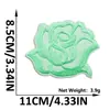 Patch de Bordado de Flor Rosa com Glitter Novo Estilo Patch Floral com Adesivo Termocolante para Decoração de Jaquetas, Sapatos e Malas