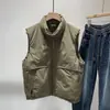 Colete de Trabalho Vintage com Múltiplos Bolsos para Homens, Marca Japonesa Moderna, Caimento Solto, Moda Nacional, Jaqueta Colete Casual Funcional Estilo Bf