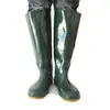 Pantalones de pierna impermeables de caña alta unisex de suela plana, Botas de plantación hasta la rodilla, Zapatos para campos de arroz, Botas de lluvia para pesca en aguas poco profundas, Zapatos de pesca para desenterrar raíz de loto