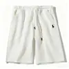 Pantalones cortos de rafia de comercio exterior con logo de poni bordado, hechos de algodón chino, unisex, versátiles, transfronterizos, pantalones casuales de golf hasta la rodilla