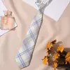 Corbata Jk Cuadros Rojos Decoración de Graduación Femenina Estilo Universitario Estudiante Corbata de Moño Infantil Gratis Camisa Camisa