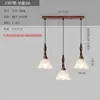 [Personalizado] Candelabro de Comedor Estilo Antiguo con Tres Líneas Largas en Color Madera de Durazno, Nuevo Elegante Candelabro para Barra de Bar en Casa
