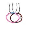 Pulseira Coração de Argila Macia Nova da Moda Mais Vendida para Mulheres, Pulseira de Casal Colorida Tecida à Mão do Homem-Aranha