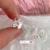 Estilo Chanel Dulce Versátil Clip para Oreja con Lazo para Mujer Nicho Único Diseño de Alto Nivel Auricular Clip para Oreja Nuevo